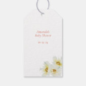 小さなカボチャの水彩 赤ちゃん歓迎シャワー ギフトタグ (裏面)