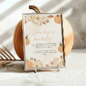 小さなカボチャの秋どのように彼女の腹のゲーム 台座サイン