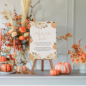 小さなカボチャの秋私の水はゲームを壊した 台座サイン