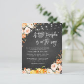 小さなカボチャの黒板秋フローラ赤ちゃんシャワー (スタンド正面)