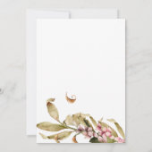 小さなカボチャは彼女の方法ベビーシャワー招待状 招待状 (裏面)