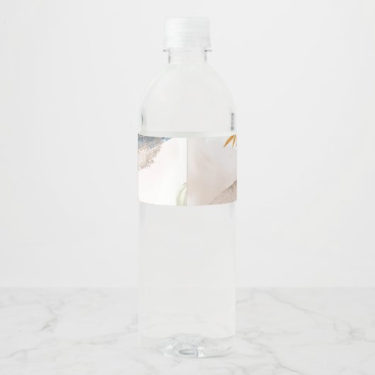 小さなカボチャは赤ちゃんシャワーの途中にある ペットボトルラベル (裏面)