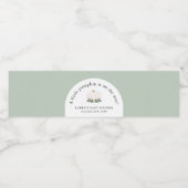 小さなカボチャは赤ちゃんシャワーの途中にある ペットボトルラベル (シングルラベル)