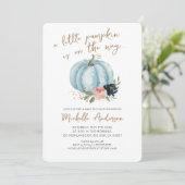 小さなカボチャは赤ちゃんシャワーの途中にある 招待状 (スタンド正面)