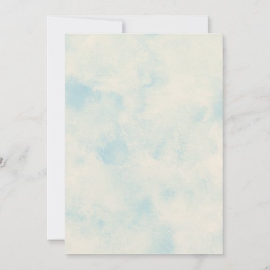 小さなカボチャは赤ちゃんシャワー素朴の途中にある 招待状 (裏面)