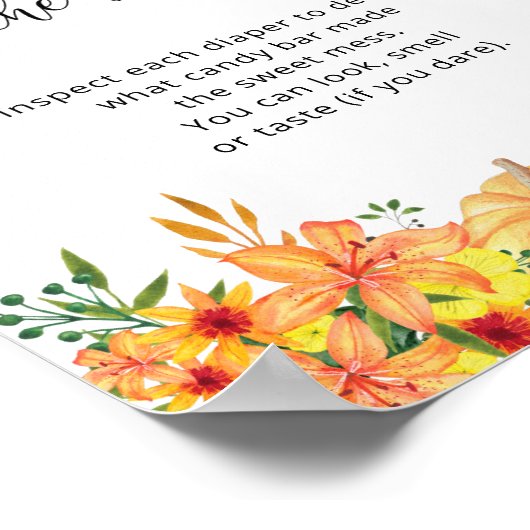 小さなカボチャは、甘い混乱の赤ちゃんシャワーを推測する ポスター (角)