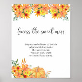 小さなカボチャは、甘い混乱の赤ちゃんシャワーを推測する ポスター (正面)