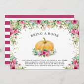 小さなカボチャガーリーフローラありがとう招待状 招待状 (正面/裏面)