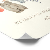 小さなカボチャ救済の服忙しお母さんへアドレス ポスター (角)