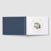 小さなカボチャ秋の秋フローラベビーシャワー ゲストブック (全面)