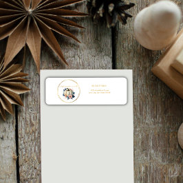 小さなカボチャ秋の秋フローラベビーシャワー ラベル