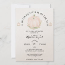 小さなカボチャ秋の秋フローラ赤ちゃんシャワー