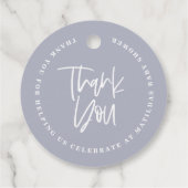 小さなカボチャ秋の赤ちゃんシャワーパーティーの好意 フェイバータグ (裏面)