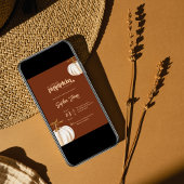 小さなカボチャ茶色の白いカボチャの赤ちゃんシャワー 招待状