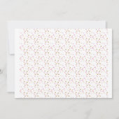 小さなカボチャ誕生日招待カード 招待状 (裏面)