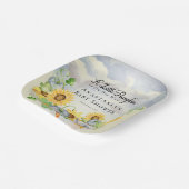 小さなカボチャ |ひまわり少年の赤ちゃんシャワー ペーパープレート (傾斜あり)