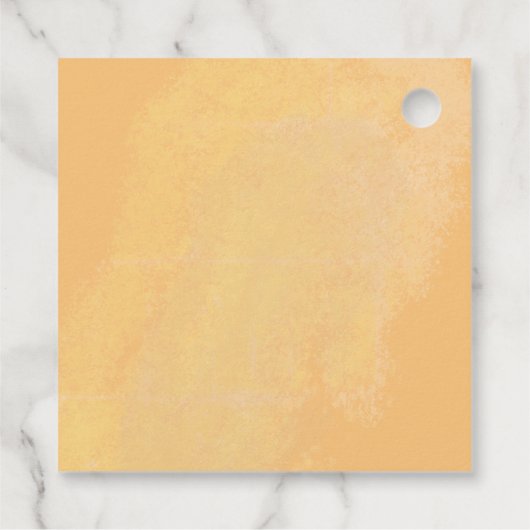 小さなカボチャ |ひまわり秋赤ちゃんシャワー フェイバータグ (裏面)