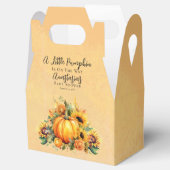 小さなカボチャ |ひまわり秋赤ちゃんシャワー フェイバーボックス (オープン)