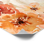 小さなカボチャ |フローラガールベビーシャワーへようこそ ポスター (角)