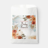 小さなカボチャ |フローラガールベビーシャワー フェイバーバッグ (正面)