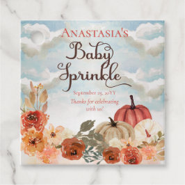 小さなカボチャ |フローラガールベビーピンク フェイバータグ