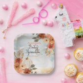 小さなカボチャ |フローラガールベビー散布 ペーパープレート (パーティー)