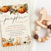 小さなカボチャ |モダンミニマル秋 招待状