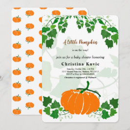 小さなカボチャ 招待状