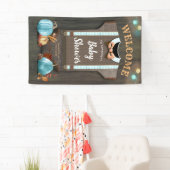 小さなカボチャ |赤ちゃんシャワー |男の赤ちゃんバナー 横断幕 (インサイチュ)