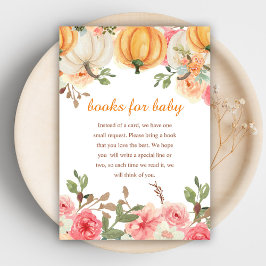 小さなカボチャBoho本ベビー エンクロージャーカード