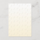 小さなカボチャboho赤ちゃんシャワーベビー エンクロージャーカード (裏面)