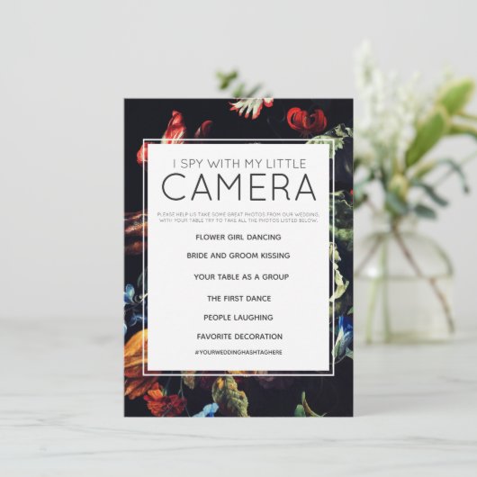 小さなカメラのゲームで結婚スパイする 招待状 (スタンド正面)