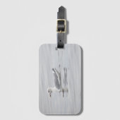 小さなカモメ ラゲッジタグ (正面縦)