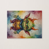 小さなカラフルおもしろいを切る ジグソーパズル (横)