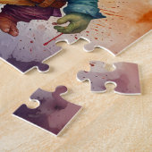 小さなカラフルおもしろいを切る ジグソーパズル (側面)