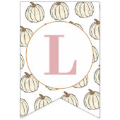 小さなカラフルかぼちゃの赤ちゃんシャワー バンティングフラッグ (第2の旗)