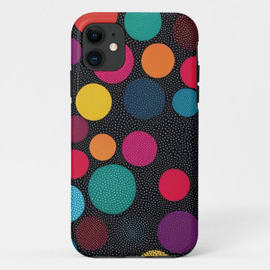 小さなカラフルドットiPhone / iPadケース Case-Mate iPhoneケース (裏面)