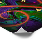 小さなカラフル変化の教室をインスパイアスター ポスター (角)