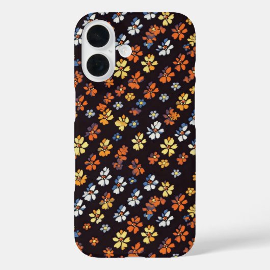 小さなカラフル花模様 Case-Mate iPhoneケース (裏面)