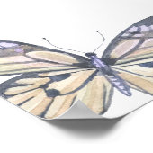 小さなカラフル蝶の赤ちゃんシャワーが好き ポスター (角)