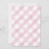 小さなガチョウが彼女の方法ベビーシャワー招待状 招待状 (裏面)