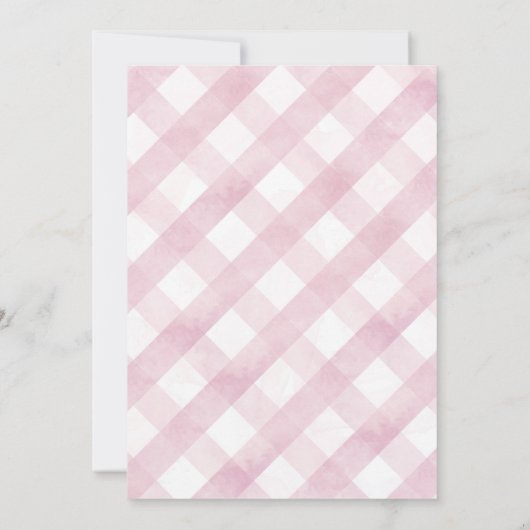 小さなガチョウが彼女の方法ベビーシャワー招待状 招待状 (裏面)