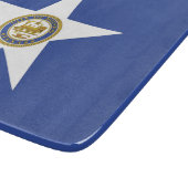 小さなガラス板 – ヒューストン国旗 カッティングボード (角)