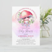 小さなキノコが赤ん坊のシャワーを発芽している 招待状 (スタンド正面)