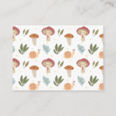 小さなキノコの本ベビーエンクロージャカード エンクロージャーカード (裏面)