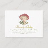 小さなキノコの本ベビーエンクロージャカード エンクロージャーカード (正面)