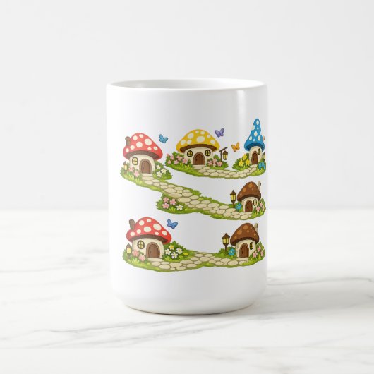 小さなキノコの村 コーヒーマグカップ (中央)