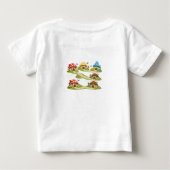 小さなキノコの村 ベビーTシャツ (裏面)