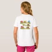 小さなキノコの村 Tシャツ (裏面フル)