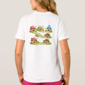 小さなキノコの村 Tシャツ (裏面)